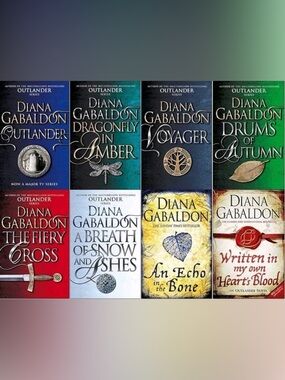 Outlander by Diana Gabaldon Paperback Series 8 Book Set (1- 8)